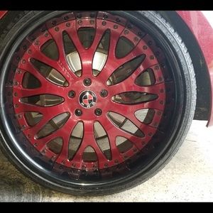 22inch Asanti Rims with like-new tires